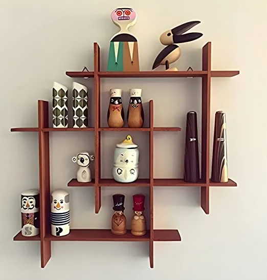 Grid Cube Display Shelf